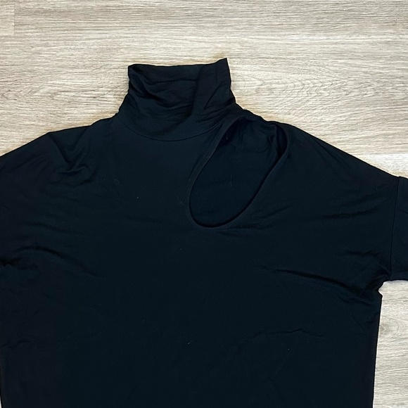 Express Women's Black Allegra Long-Sleeve Turtle Neck Top . Size S. NWT! - Picture 4 of 11